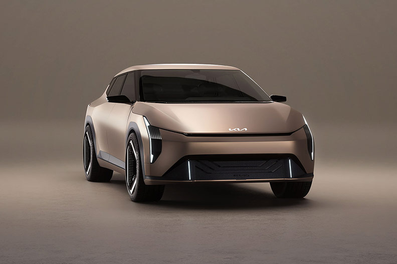 Kia EV4 Concept, Frontansicht, vorne rechts