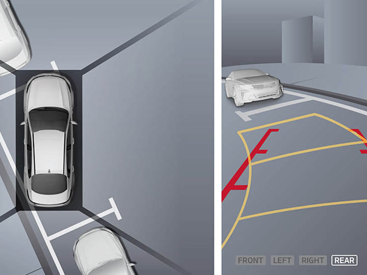 Kia Around View Monitor (AVM) video