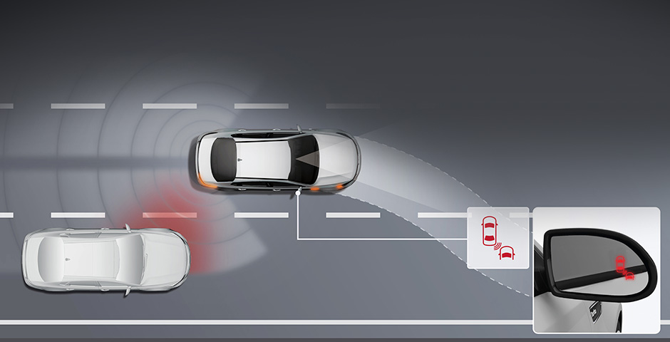 Kia Blind Spot Detection (BSD) video