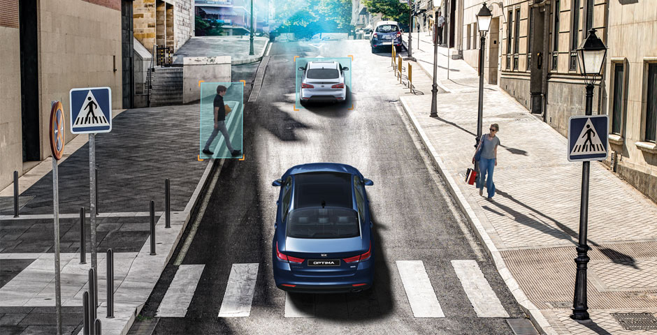 Tecnologia Kia Drive Wise: Autonomous Emergency Braking