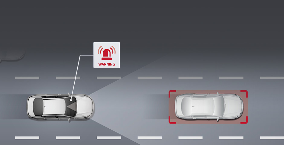 Kia avviso collisione fronatale (FCW) video