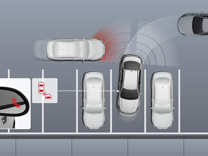 Kia Rear Cross Traffic Alert (RCTA) video