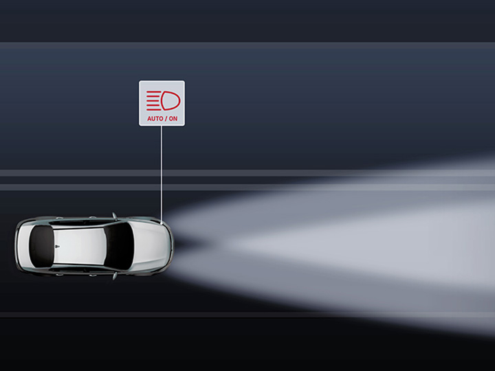 Kia Smart High Beam Assist (SHBA) video